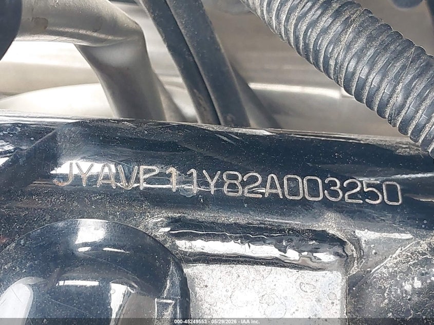 2002 Yamaha Xvs1100 A VIN: JYAVP11Y82A003250 Lot: 45249553