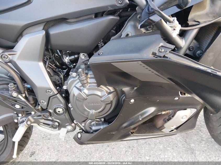 2025 Yamaha Yzfr7 VIN: JYARM38Y5SA003556 Lot: 45249559