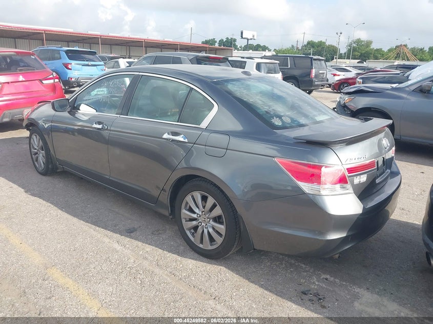 2012 Honda Accord 3.5 3.5 Ex-L grey Lot 111045249582 Vin 1HGCP3F86CA019143