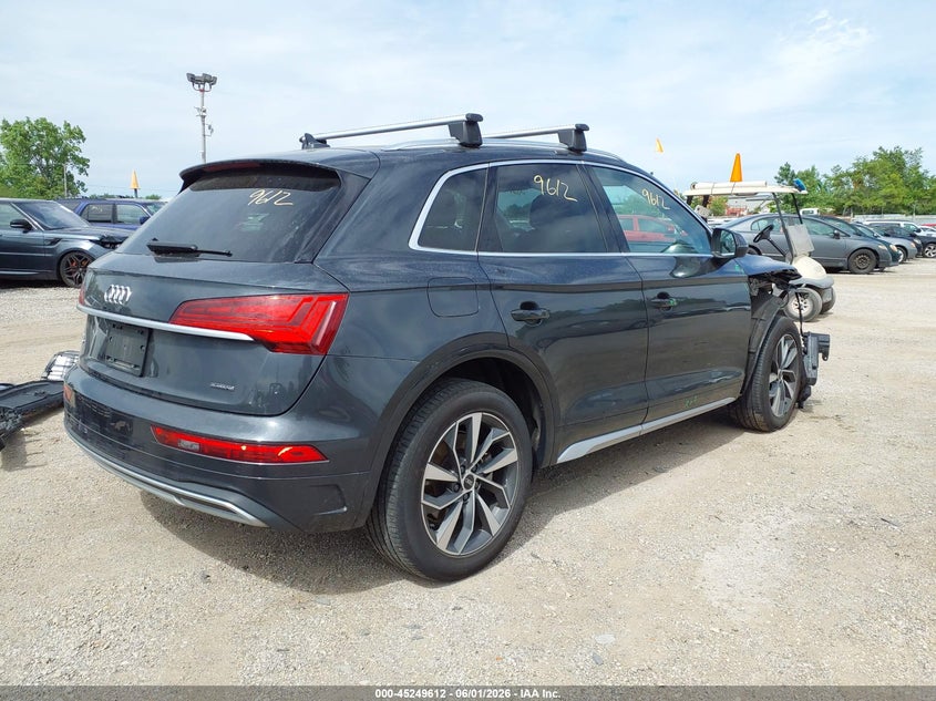 Vin: wa1baafy7m2079938, lot: 45747415, audi q5 premium plus 45 tfsi quattro s tronic 20214