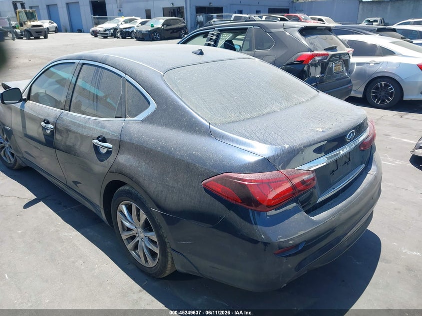 Vin: jn1ey1ap6gm470040, lot: 45747439, infiniti q70h 20163