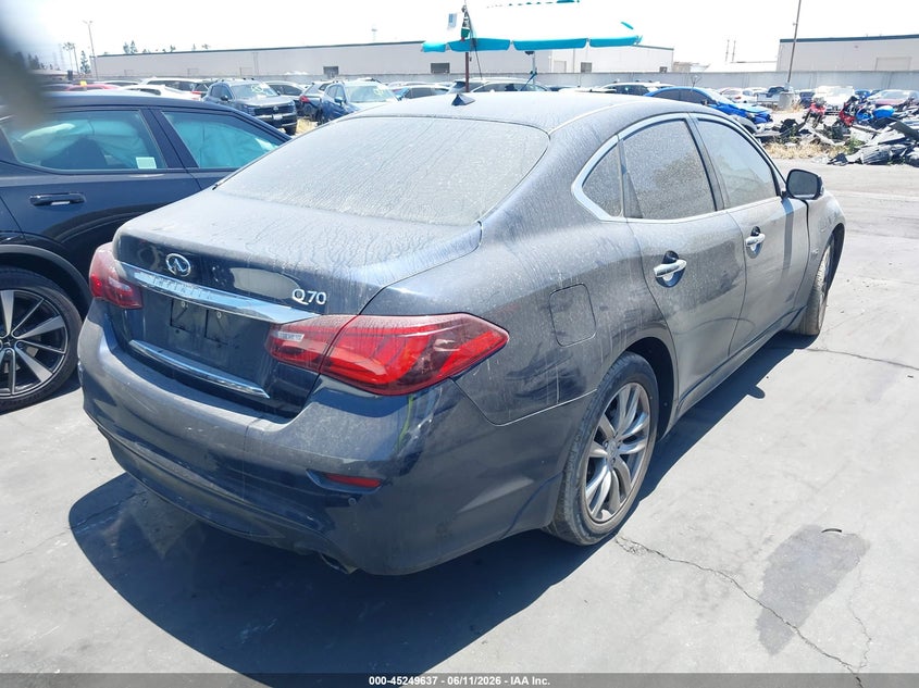 Vin: jn1ey1ap6gm470040, lot: 45747439, infiniti q70h 20164