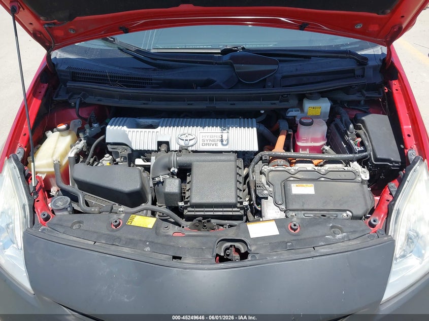 2015 TOYOTA PRIUS HATCHBACK 1.8L I-4 DOHC, VVT, 98HP