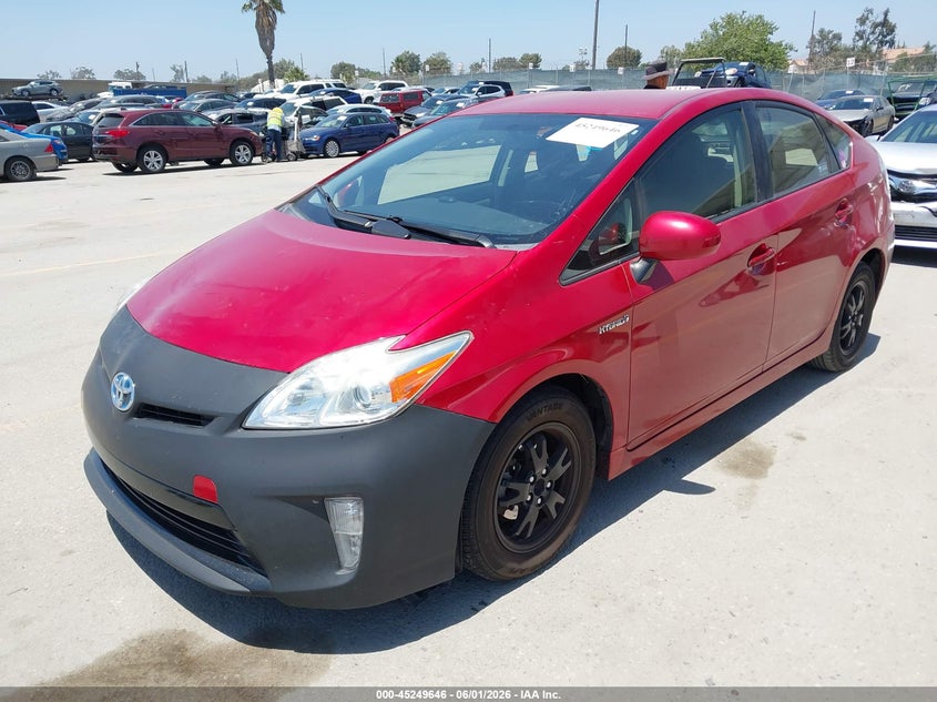 2015 TOYOTA PRIUS HATCHBACK 1.8L I-4 DOHC, VVT, 98HP