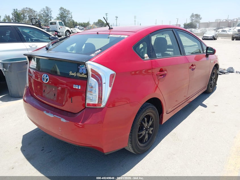 2015 TOYOTA PRIUS HATCHBACK 1.8L I-4 DOHC, VVT, 98HP