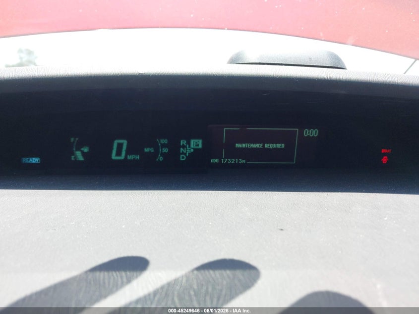 2015 TOYOTA PRIUS HATCHBACK 1.8L I-4 DOHC, VVT, 98HP