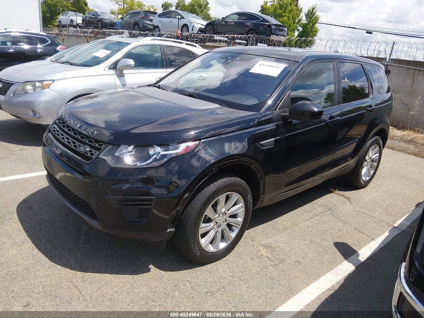 Vin: salcp2rx7jh728544, lot: 45747450, land rover discovery sport se 20182