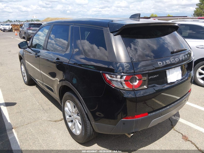 Vin: salcp2rx7jh728544, lot: 45747450, land rover discovery sport se 20183