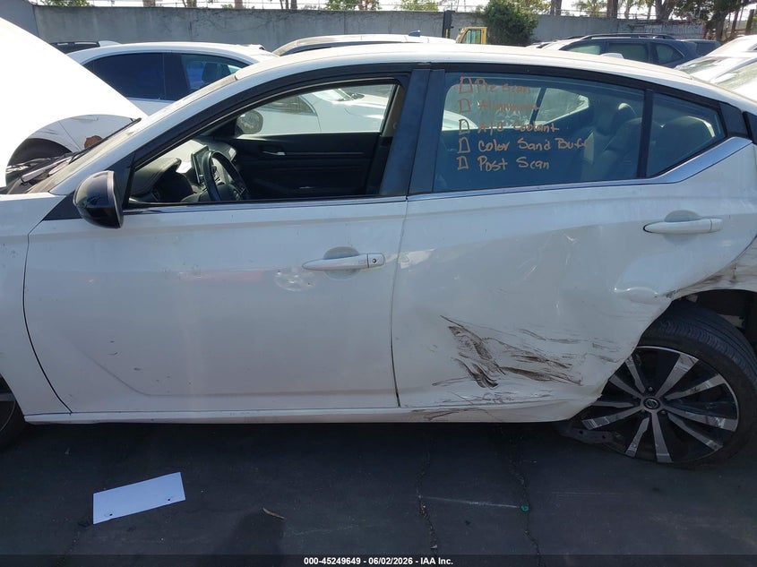 2022 Nissan Altima Sr Fwd VIN: 1N4BL4CV7NN376046 Lot: 45249649