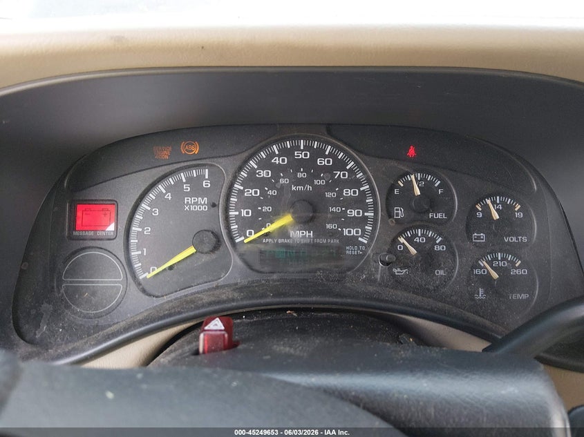 2001 Chevrolet Suburban 1500 Lt VIN: 3GNEC16T61G250643 Lot: 45249653