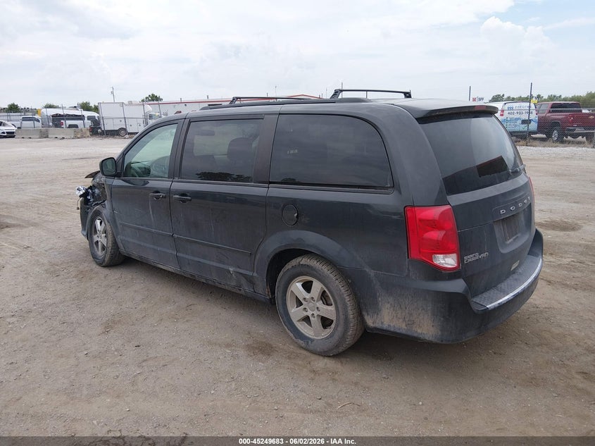 2C4RDGCG6CR242444 2012 Dodge Caravan 3.6 Grand Sxt grey