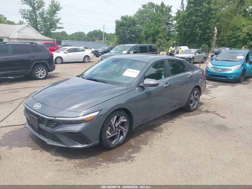 Vin: kmhls4dg9su873419, lot: 45747519, hyundai elantra sel convenience 20252