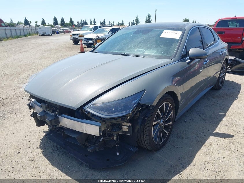 Vin: kmhl34j26na232188, lot: 45747590, hyundai sonata limited 20222