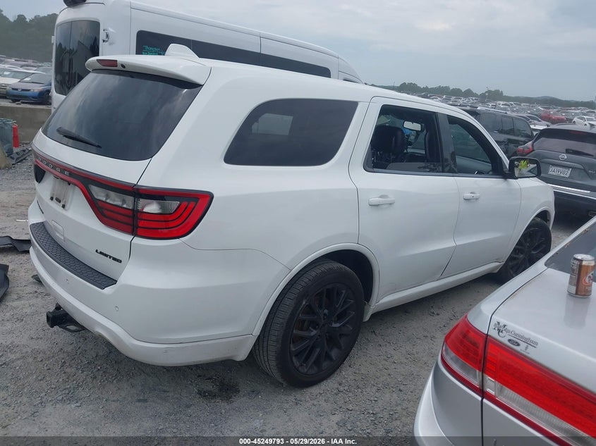 Vin: 1c4rdhdg1fc904478, lot: 45747595, dodge durango limited 20154