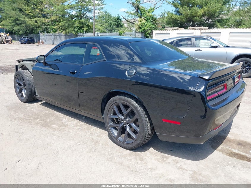 Vin: 2c3cdzbt1ph594007, lot: 45747596, dodge challenger r/t 20233