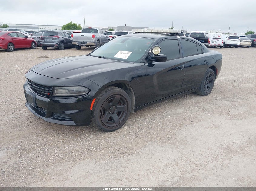 Vin: 2c3cdxat0gh188564, lot: 45747651, dodge charger police 20162