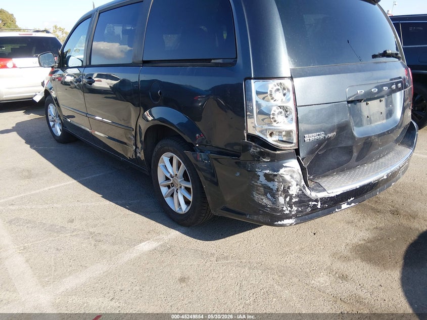 Vin: 2c4rdgcg8dr726956, lot: 45747657, dodge grand caravan sxt 20133