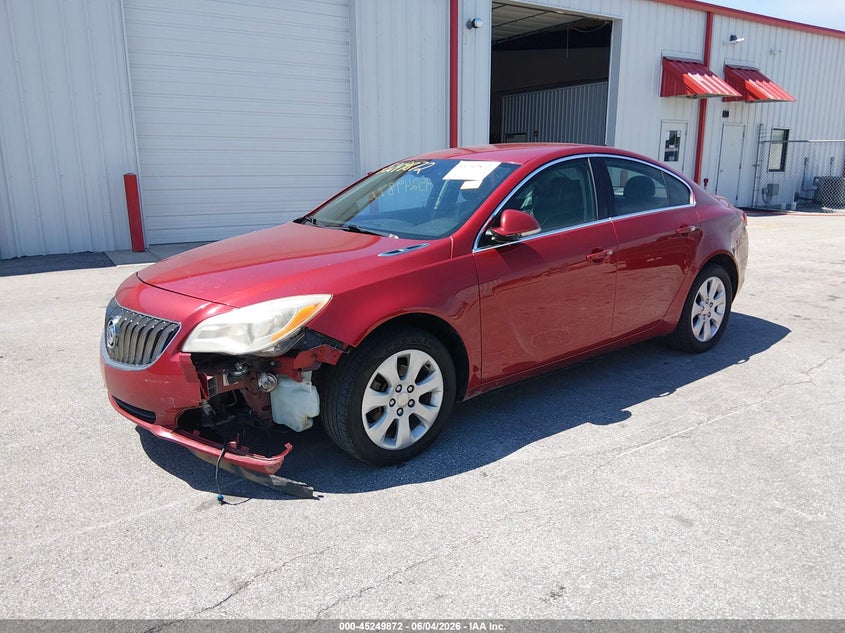 Vin: 2g4gm5er1f9199268, lot: 45747675, buick regal turbo/e-assist premium i 20152