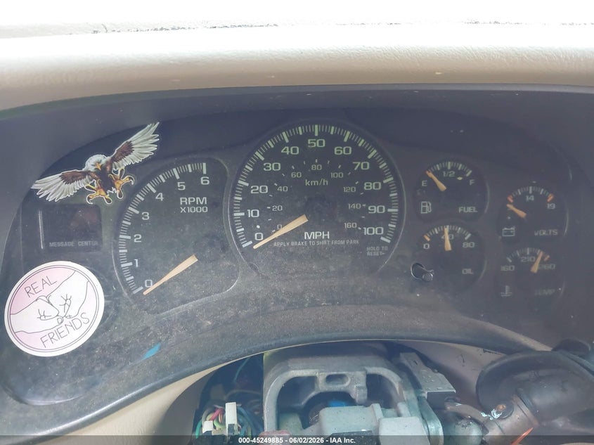 2002 CHEVROLET SILVERADO TRUCK 5.3L V-8 285HP