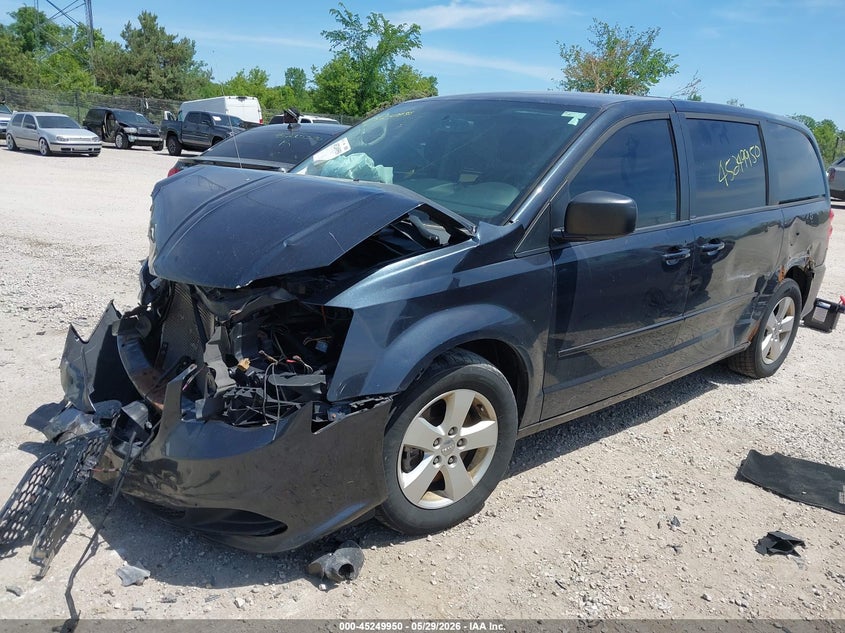 Vin: 2c4rdgbg4dr715387, lot: 45747753, dodge grand caravan se 20132
