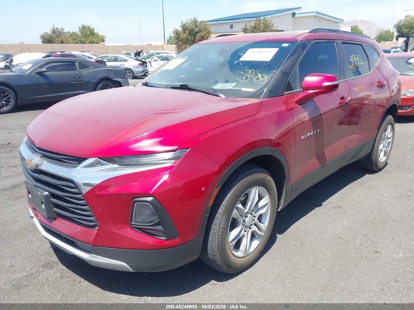 Vin: 3gnkbdrs7ms575152, lot: 45747758, chevrolet blazer fwd 3lt 20212