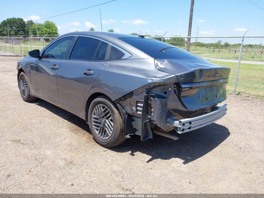 Vin: 3n1ab9cv4ty267326, lot: 45747789, nissan sentra sv 20263