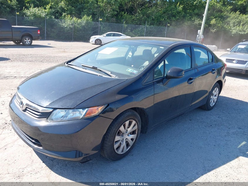 2012 Honda Civic Lx 19XFB2F55CE348651 photo 1