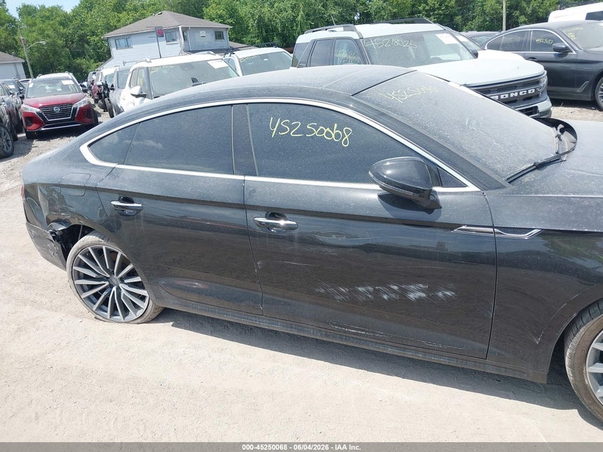 2018 Audi A5 2.0T Premium VIN: WAUBNCF53JA052035 Lot: 45250068