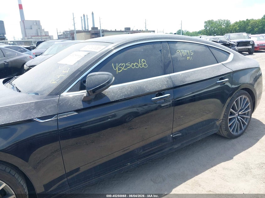 2018 Audi A5 2.0T Premium VIN: WAUBNCF53JA052035 Lot: 45250068