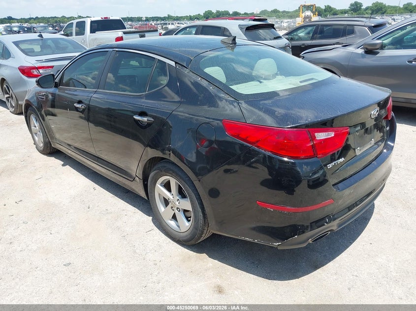 Vin: 5xxgm4a74eg346810, lot: 45747872, kia optima lx 20143