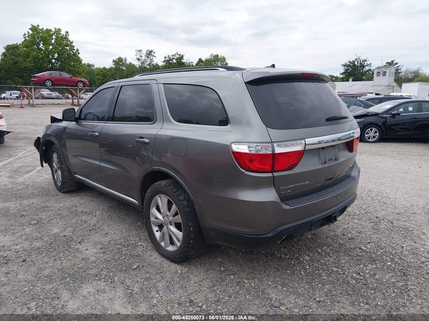 1C4SDJDT2CC151948 2012 Dodge Durango 5.7 Crew grey