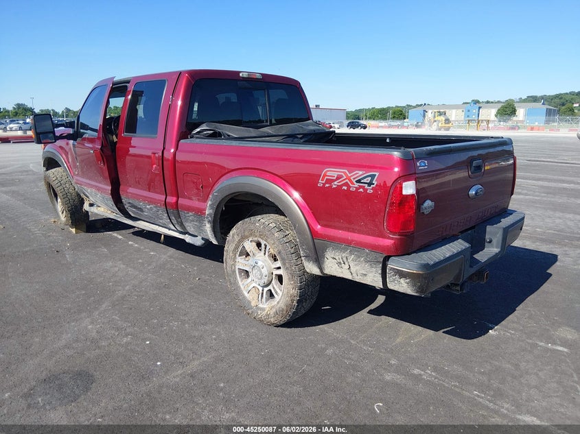 Vin: 1ft7w2bt3fed42294, lot: 45747890, ford f-250 lariat 20153