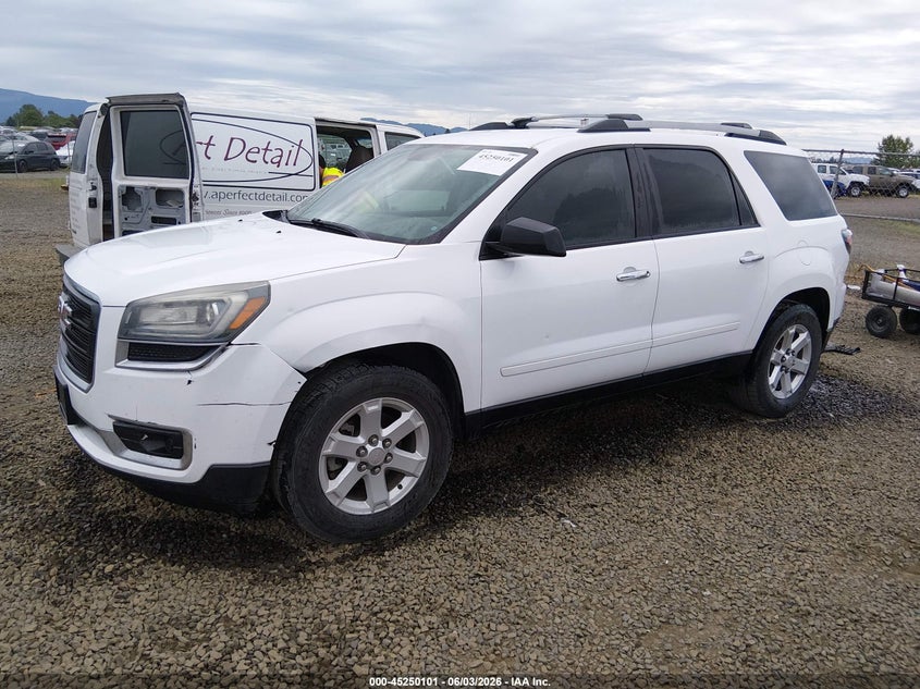 Vin: 1gkkrned3gj291156, lot: 45747904, gmc acadia sle-1 20162