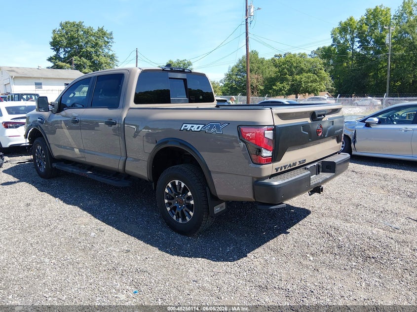 Vin: 1n6aa1fb3rn117813, lot: 45747917, nissan titan xd pro-4x 4x4 20243