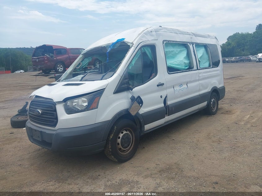 Vin: 1fbax2cm7gka49953, lot: 45747960, ford transit-350 xl 20162