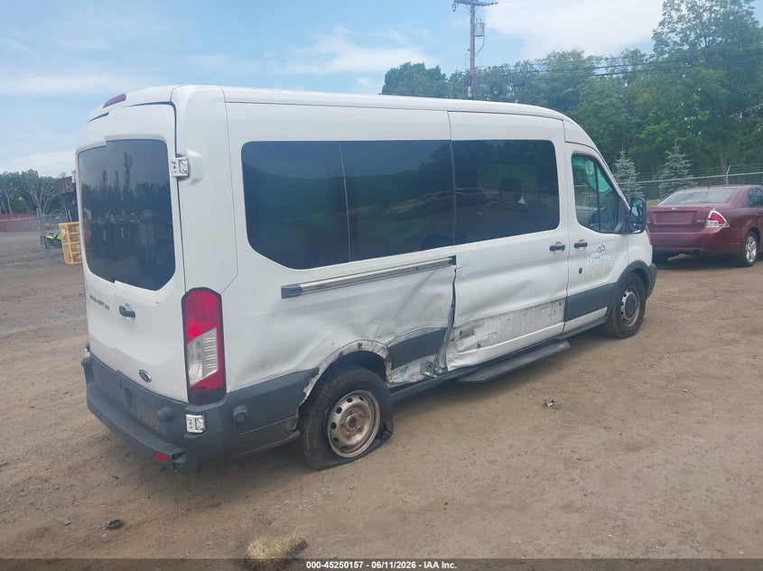 Vin: 1fbax2cm7gka49953, lot: 45747960, ford transit-350 xl 20164