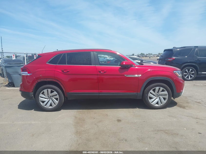 2021 Volkswagen Atlas Cross Sport 3.6L V6 Se W/Technology VIN: 1V2KE2CA2MC209916 Lot: 45250181