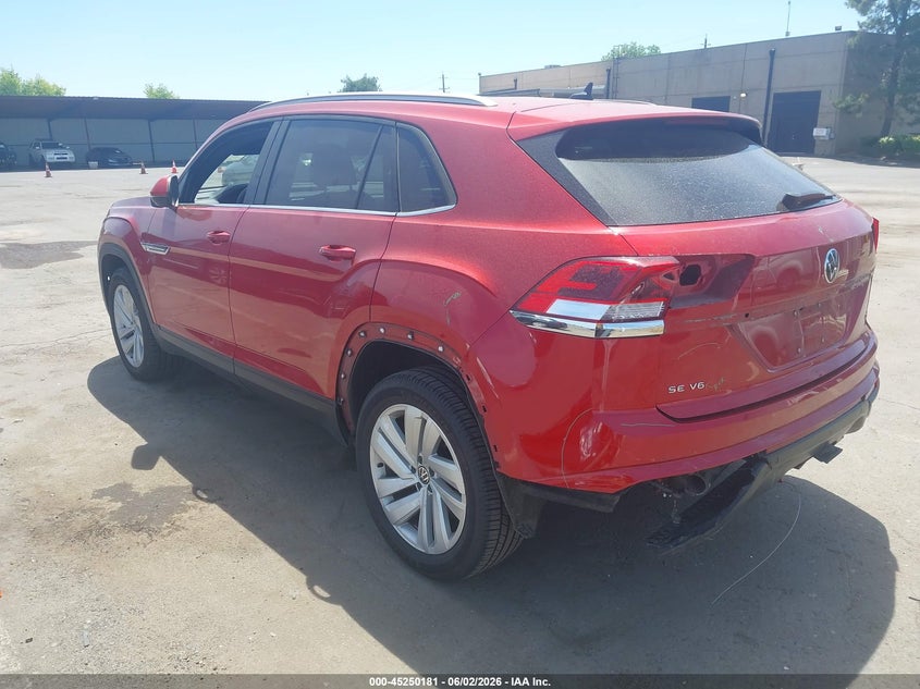 Vin: 1v2ke2ca2mc209916, lot: 45747984, volkswagen atlas cross sport 3.6l v6 se w/technology 20213