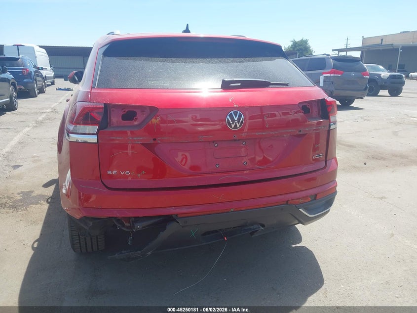 2021 Volkswagen Atlas Cross Sport 3.6L V6 Se W/Technology VIN: 1V2KE2CA2MC209916 Lot: 45250181