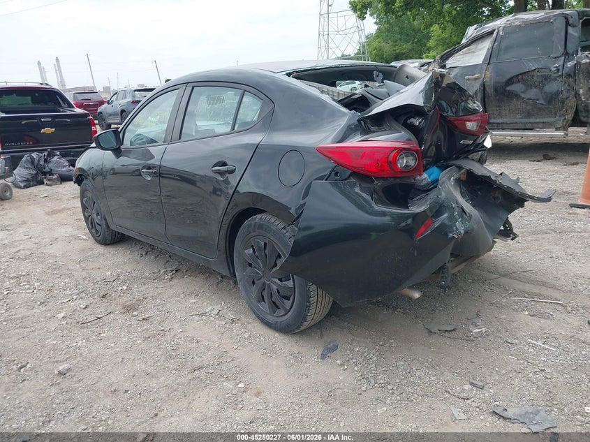 Vin: jm1bm1t77f1246610, lot: 45748030, mazda mazda3 i sv 20153