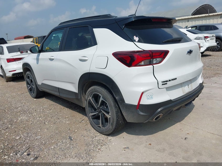 Vin: kl79muslxpb203354, lot: 45748064, chevrolet trailblazer awd rs 20233