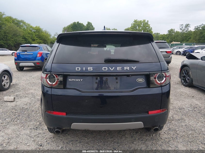 2016 Land Rover Discovery Sport Hse VIN: SALCR2BG1GH550739 Lot: 45250278