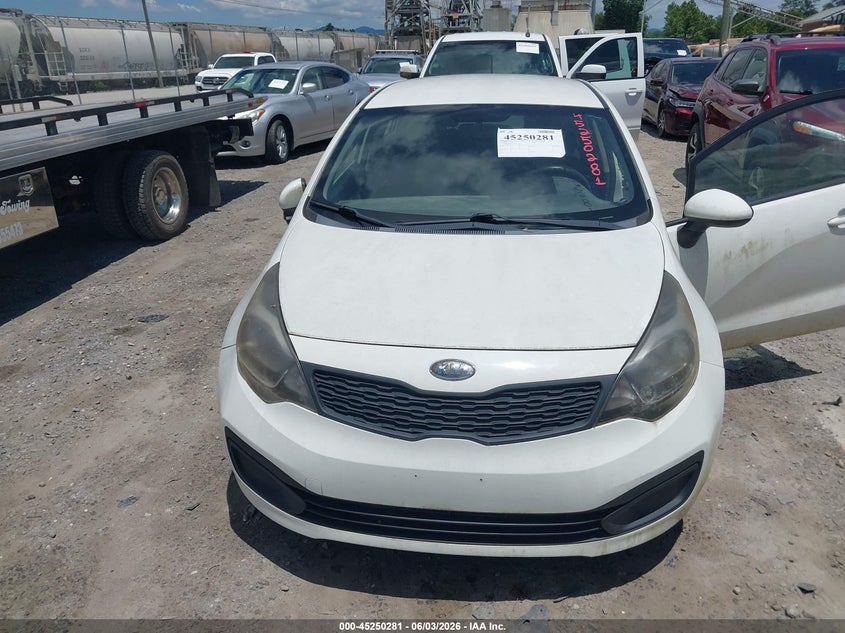 2012 Kia Rio Lx VIN: KNADM4A3XC6055933 Lot: 45250281