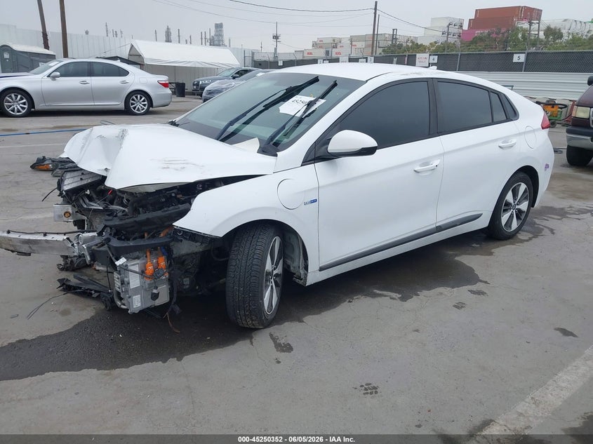 Vin: kmhc65ld2ku147130, lot: 45748155, hyundai ioniq plug-in hybrid 20192