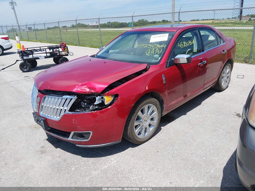 Vin: 3lnhl2gc1ar752857, lot: 45748166, lincoln mkz 20102