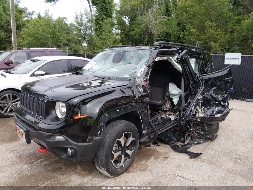 2019 Jeep Renegade Trailhawk 4X4 VIN: ZACNJBC19KPK69997 Lot: 45250393