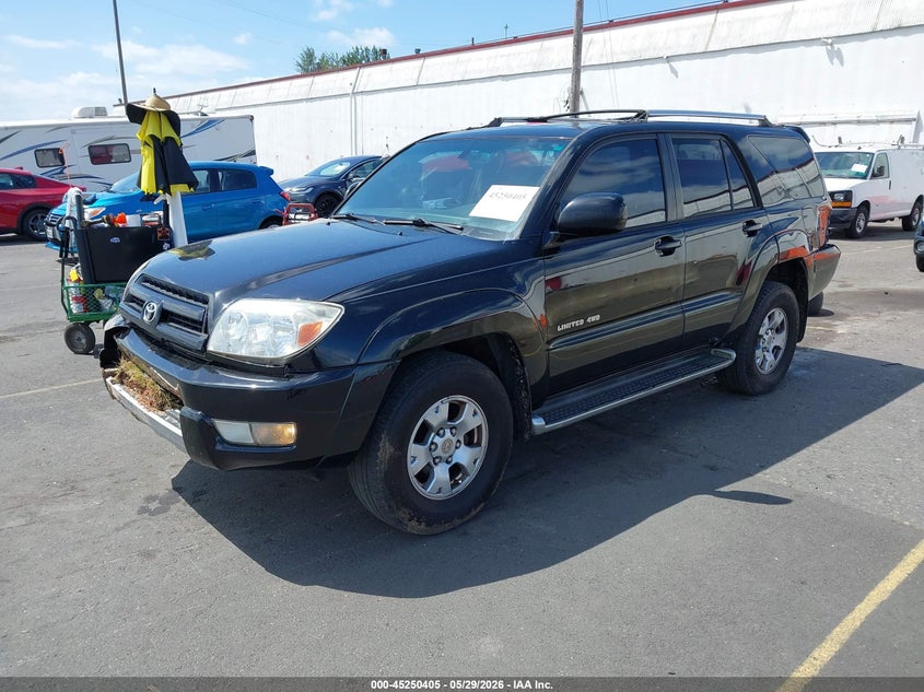 2003 TOYOTA 4RUNNER SPORT UTILITY VEHICLE 4.0L V-6 DOHC, VVT, 245HP
