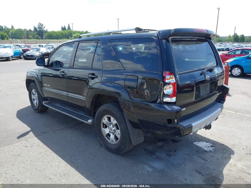 2003 TOYOTA 4RUNNER SPORT UTILITY VEHICLE 4.0L V-6 DOHC, VVT, 245HP