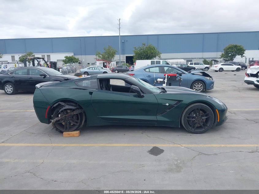 2014 Chevrolet Corvette Stingray Z51 VIN: 1G1YL2D72E5129860 Lot: 45250415