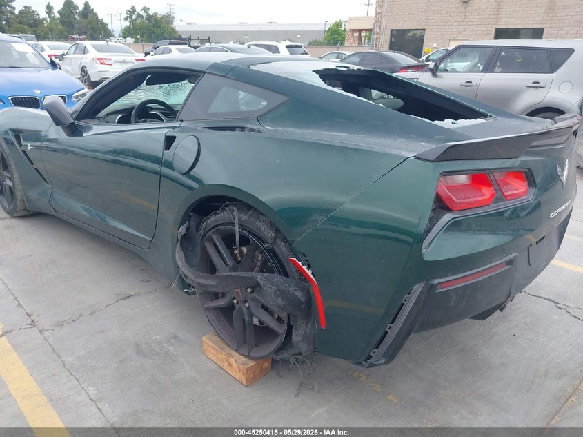 2014 Chevrolet Corvette Stingray Z51 VIN: 1G1YL2D72E5129860 Lot: 45250415
